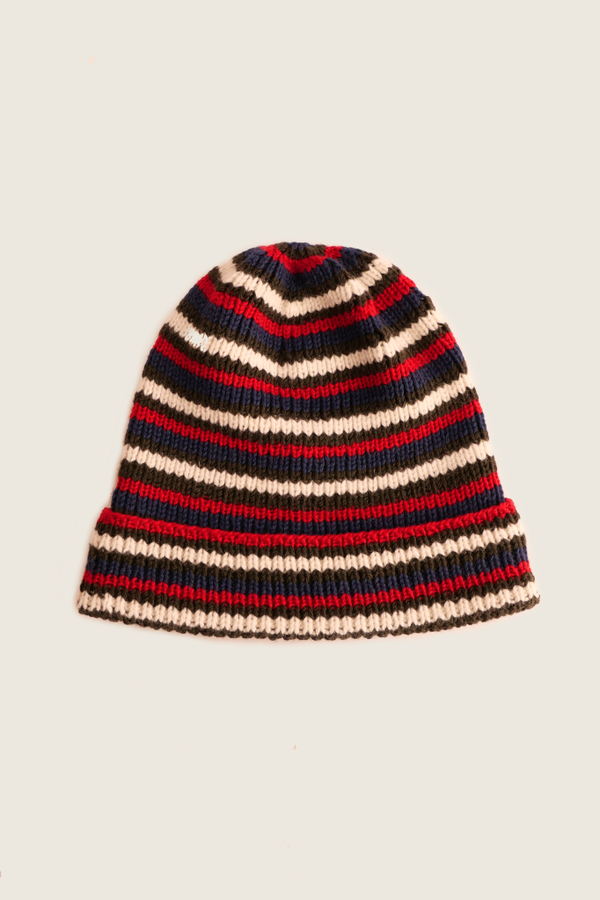 Шапка в полоску 26.NP.4.HAT.02.09, черный