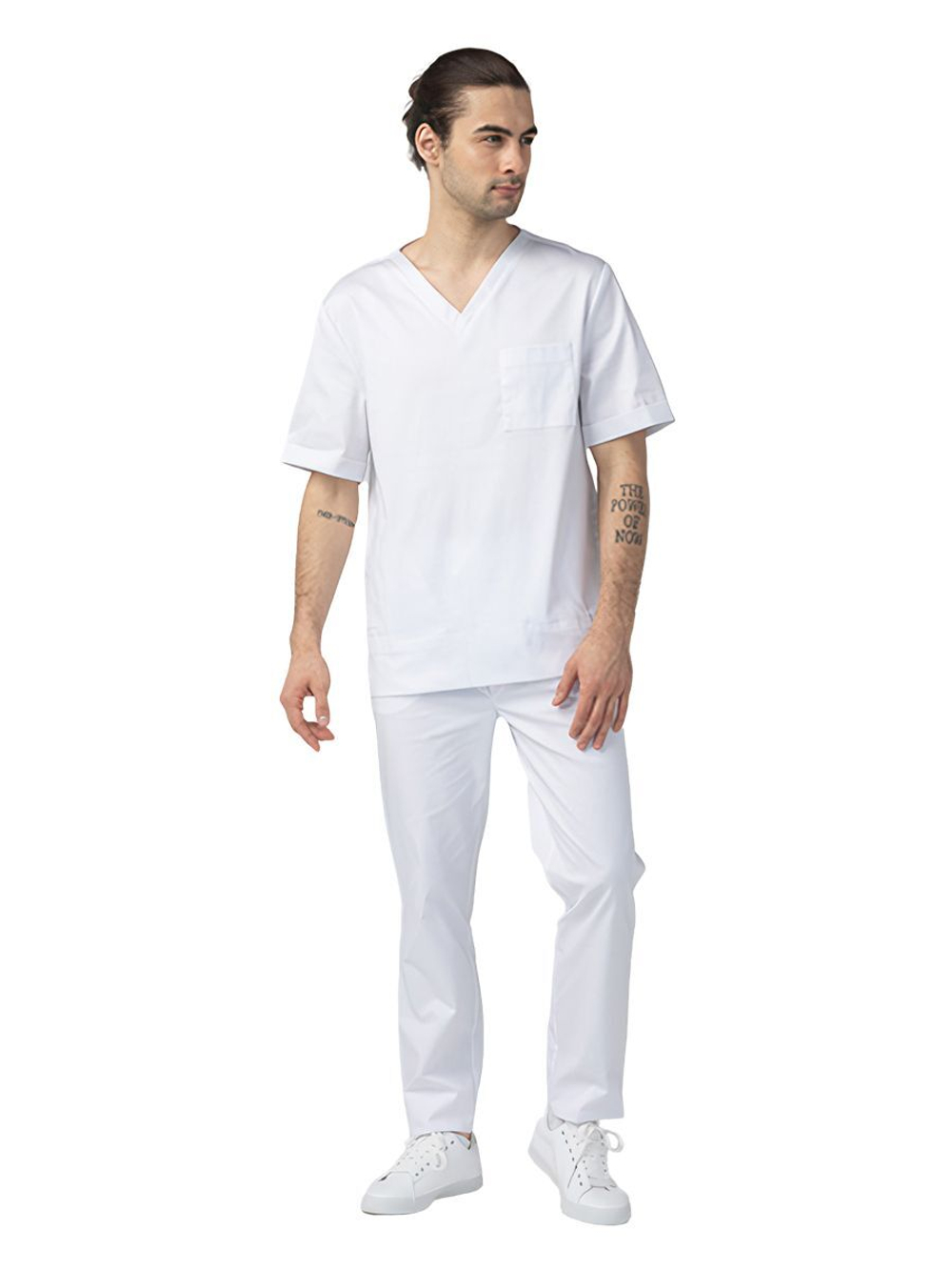 Туника медицинская мужская Dr. Nice, белый, 46