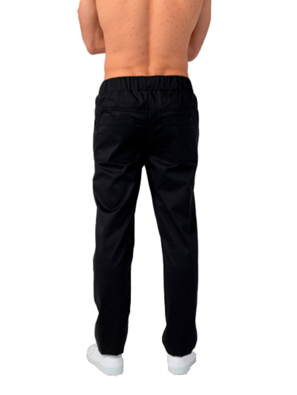 Брюки медицинские мужские Dr. Nice DRN644 с эластичным поясом на резинке, голубой, 54