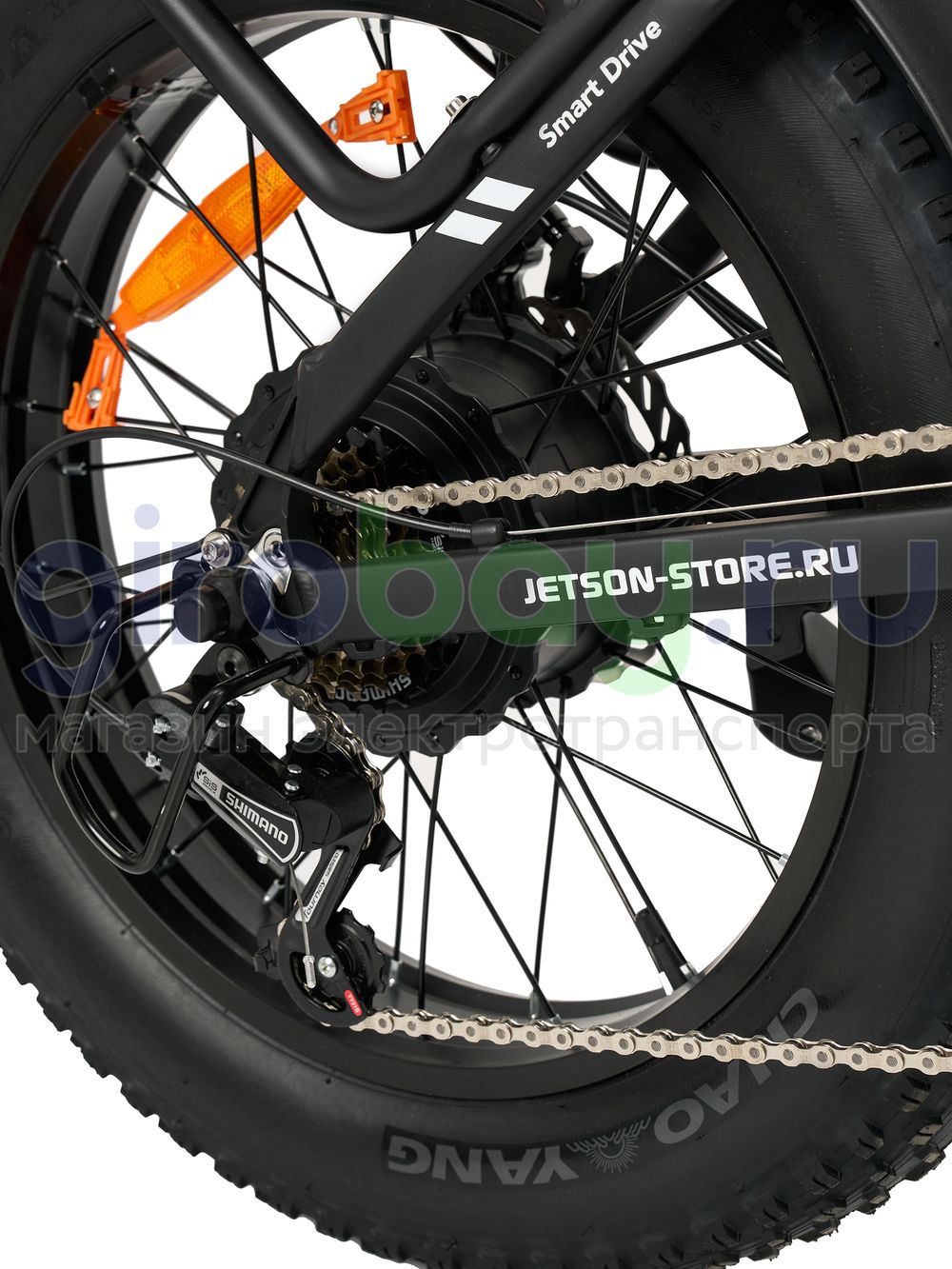 Электровелосипед Jetson GRIZZLY 1200w (48v15ah) - Чёрный фото №21