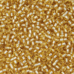 Японский бисер TOHO Round 15/0 (№PF22), с внутренним серебрением, прозрачный