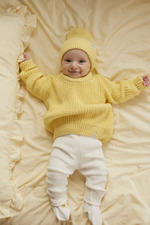 1750-02 Брючки вязаные Simple (экрю)