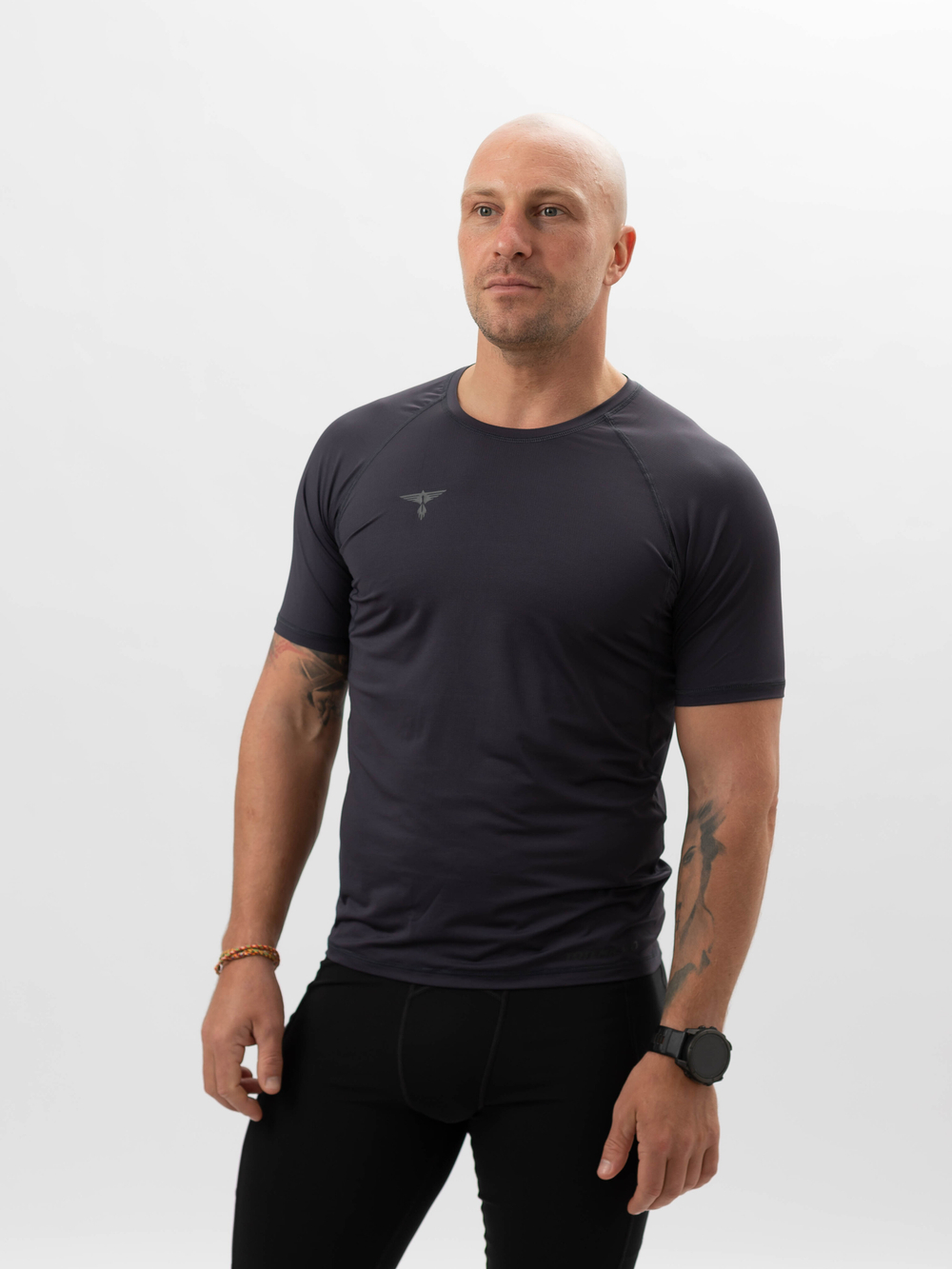 Спортивная футболка DRI FIT реглан TOTEMIC CLO графит