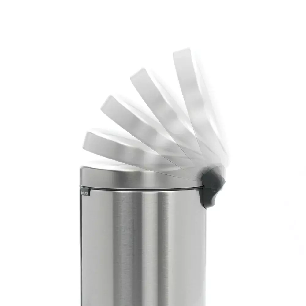 Brabantia - Контейнер для мусора NewIcon 5л, матовая сталь / артикул   112102  / GTIN 8710755112102