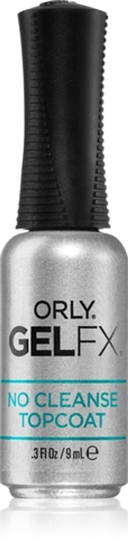Orly Gelfx No Cleanse - верхнее покрытие лаком для ногтей с использованием ультрафиолетовой/светодиодной лампы, 9 ml