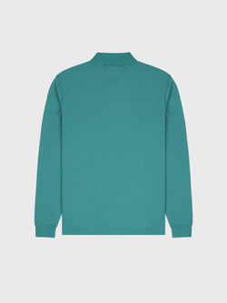 Поло с длинным рукавом C.P. Company Stretch Piquet Frosty Green