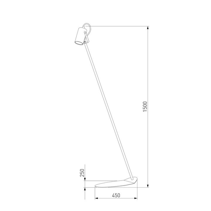 Торшер TK Lighting 3063 Redo Black