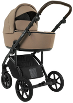 Детская коляска Roan Bass Next 2.0 3 в 1 с автокреслом Pituso Baesa Pro Black BSN/42/2 Mocha Mousse/Black/руч.Cappuccino