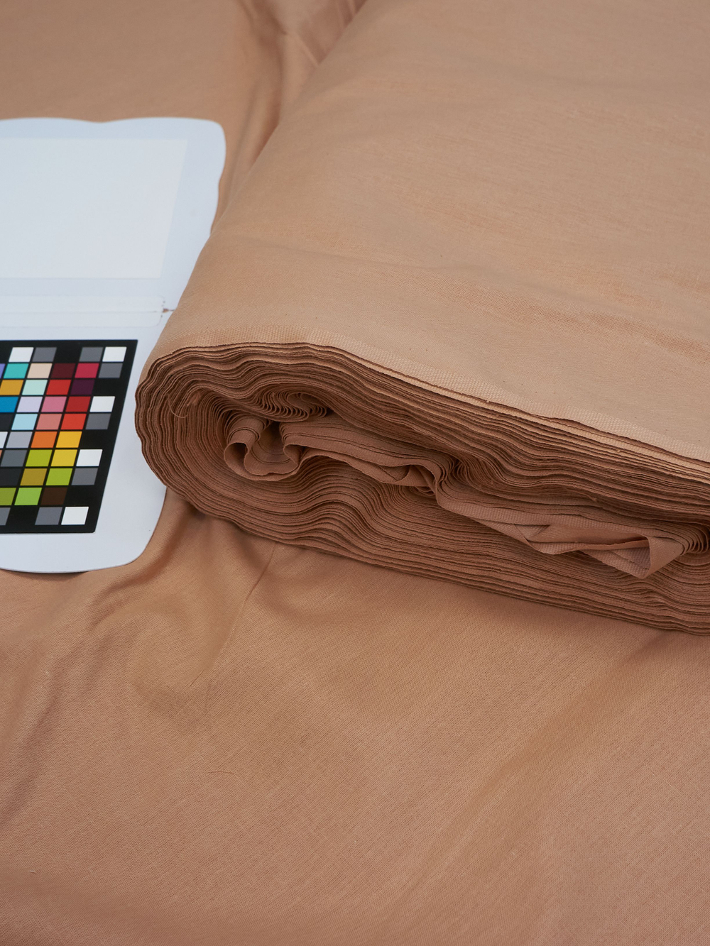10м. Ткань для шитья поплин, бежевый, Карамель, шир. 220см, хлопок 100%, плотность 115 г/м, 1 сорт