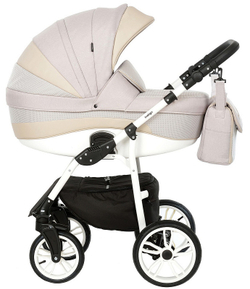 Детская коляска Indigo Indigo New 2 в 1 In01 бежевый