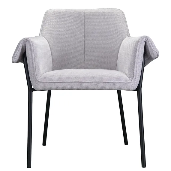 Стул-кресло Luras светло-серый шенилл