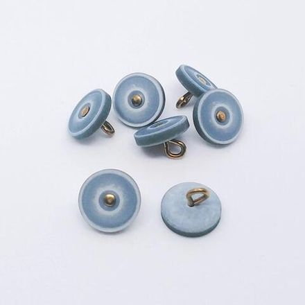 Пуговица ELEGANT №16, голубая 11мм
