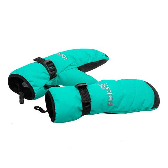 Варежки женские ZABAVA, AQUA GREEN/BLACK Helios