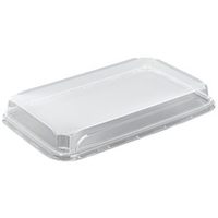 Крышка к контейнеру бумажному Sushi Box 152х241х32 мм ПЭТ 1/400