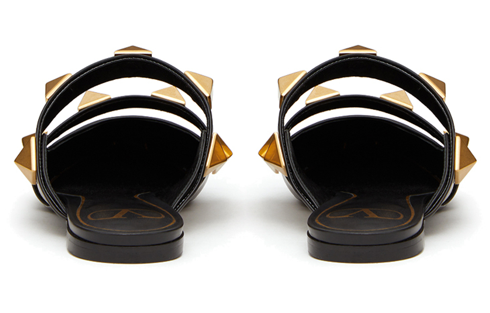 Valentino Garavani Roman Stud Flat Mules
