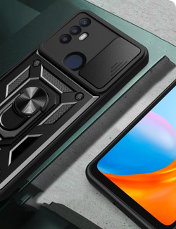 Чехол с кольцом Bumper Case для TCL 30 SE/305/306