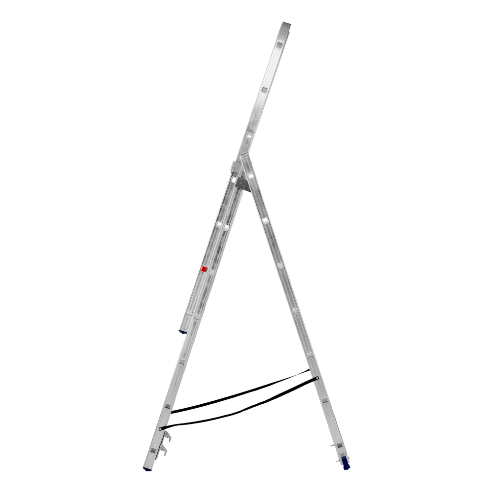 Лестница Сибртех трехсекционная 7 ступеней, алюминиевая