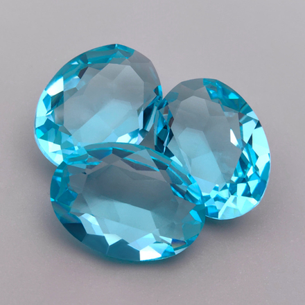 Овал К9, Aquamarine Unfoiled