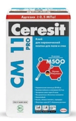 Клей д/плитки Ceresit CM-11 25 кг