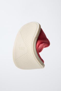 ZARA ХЛОПКОВЫЕ МЕРИ ДЖЕЙН BAREFOOT, ЦВЕТ ФУКСИИ