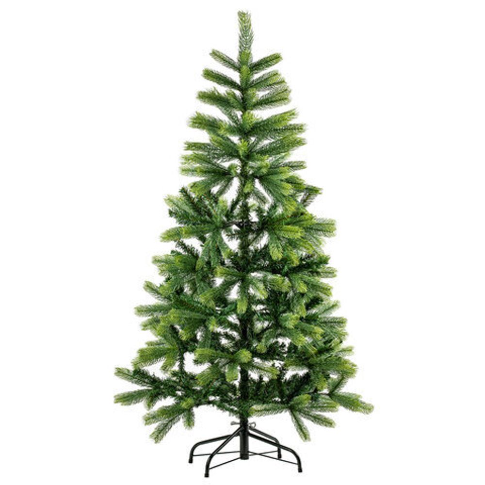 Ель новогодняя искусственная "Christmas Beauty" 150 см, литой ПЭТ+ПВХ, зеленая, ЗОЛОТАЯ СКАЗКА, 591312