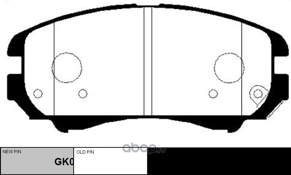 Колодка торм. Hyundai Sonata (ТагАЗ) Tucson 04- Kia Sportage 04- Soul перед. (CKKK-1) (CTR)