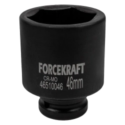 Головка ударная глубокая 3/4'', 46мм (6гр.) FORCEKRAFT FK-46510046