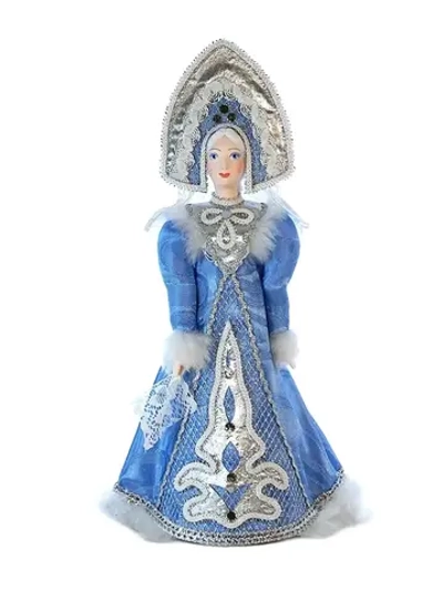 Кукла коллекционная Снегурочка. Новогодняя игрушка под елку