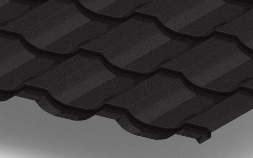 Металлочерепица Трамонтана с покрытием VikingMP®E, 0,50 мм, цвет RAL 9005