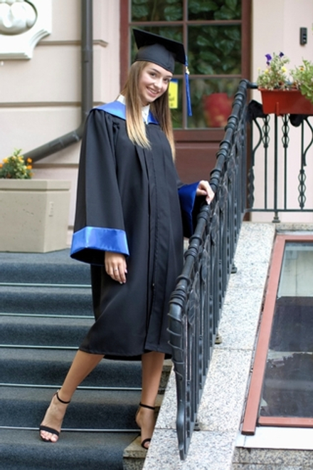 Комплект выпускника "Премиум" – цвет ярко-синий