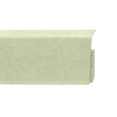 Пластиковый плинтус Royce 80 мм (2200x80x20) 341 Кварц Белый