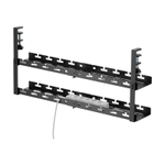 Кабель-канал Cactus CS-CM-700-2BK для столов 72.8x13.5x34.2см черный