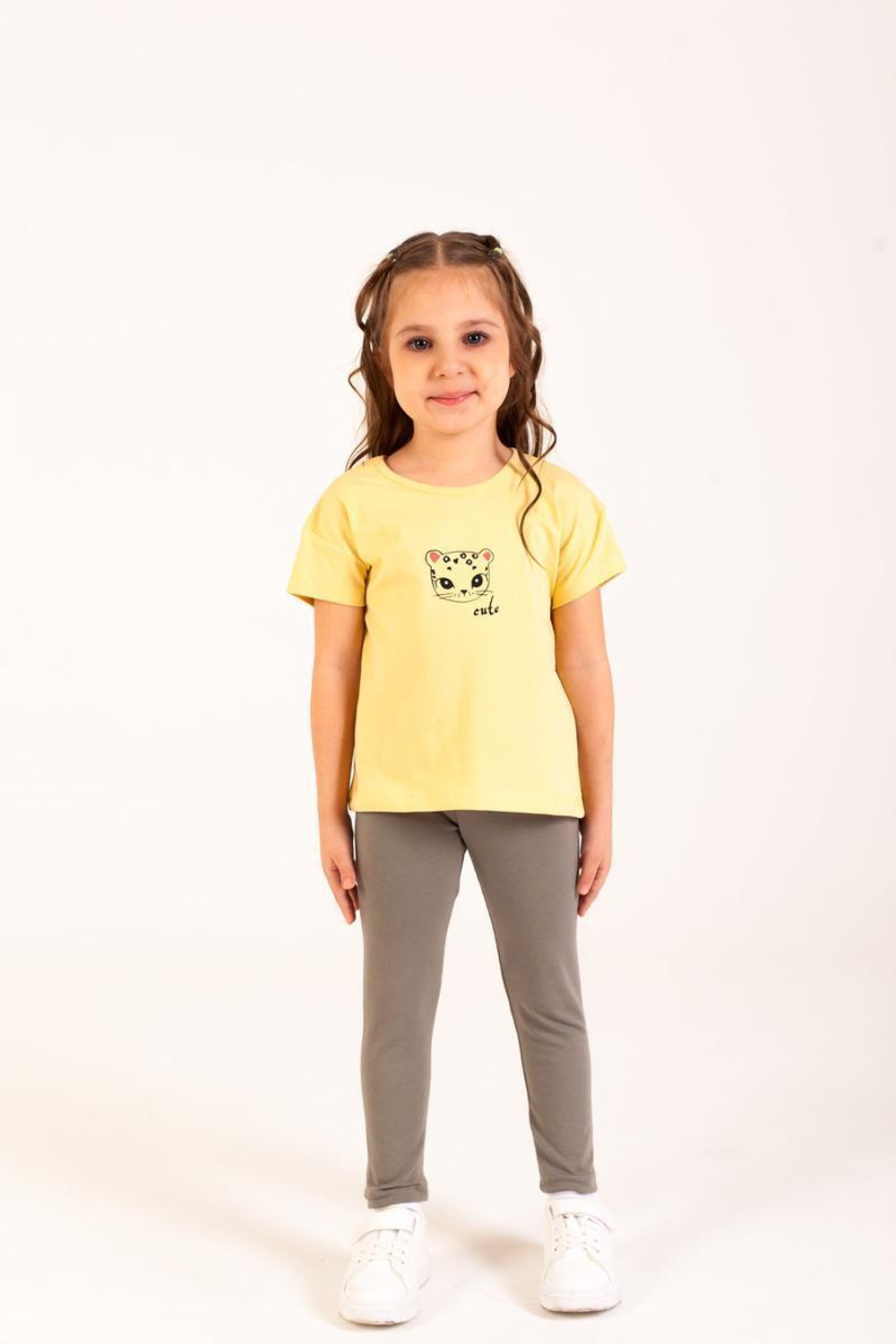 Футболка для девочки р. 116 (жёлтый) (Takro), 1 шт.