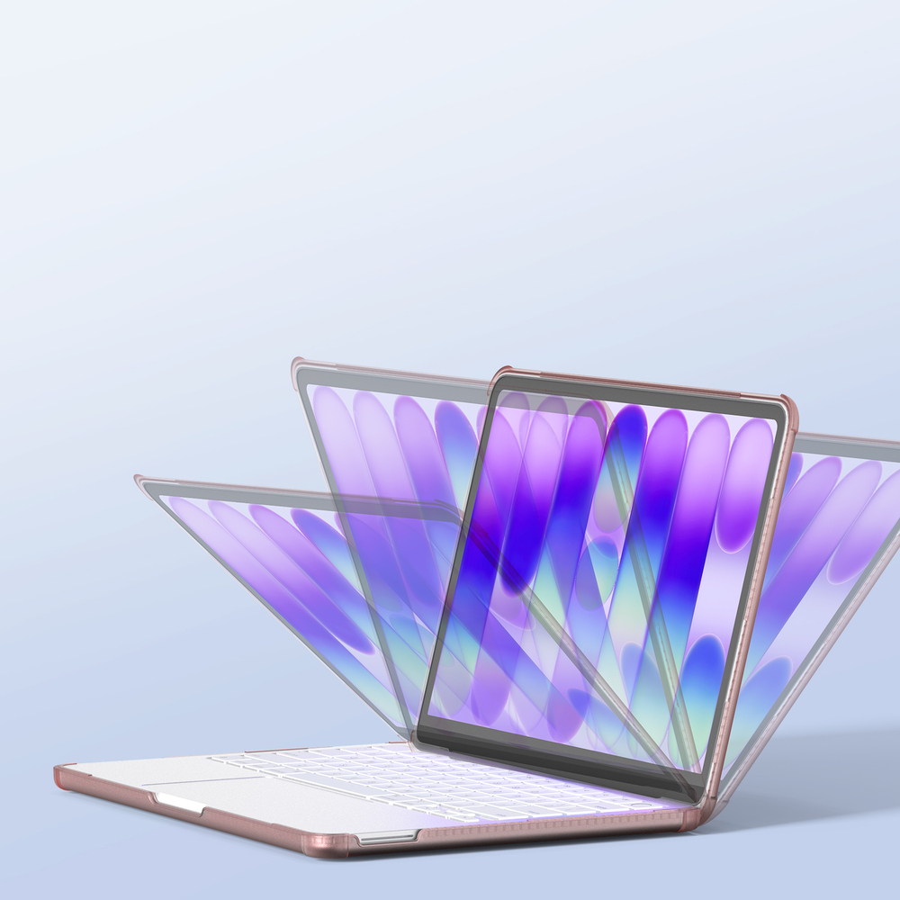 Чехол розовый для ноутбука MacBook Neo 13 (с 2026-), серии LCGM Series Protective от Dux Ducis