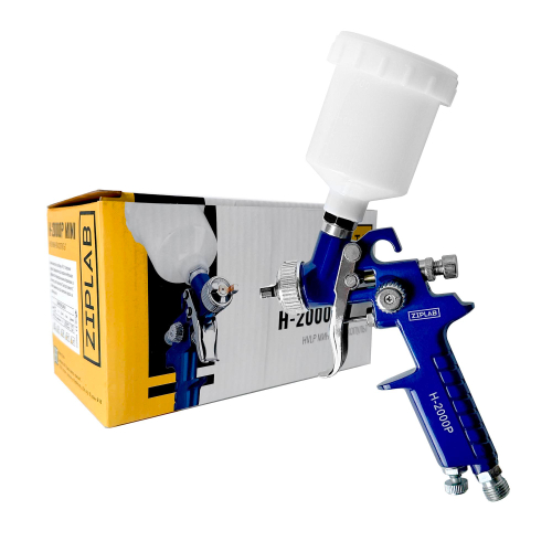 ZIP LAB Окрасочный пистолет H2000P, 0.8 mm, пластиковый бачок