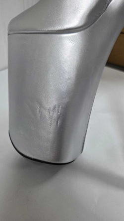 KIKO. Ботильоны четверки. PU. Открытые - SHDB-015-4-PU-sil-sale36_035