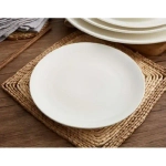 Тарелка десертная 18 см белье (углубленная)