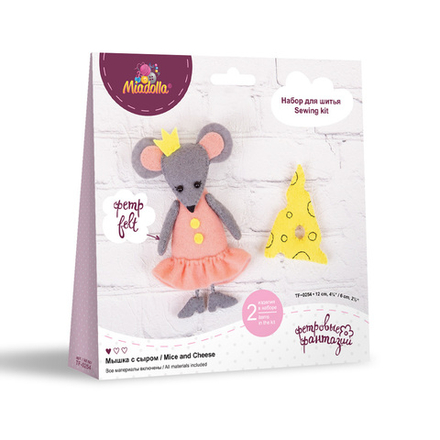 Набор для шитья  "Miadolla"   TF-0254   Мышка с сыром