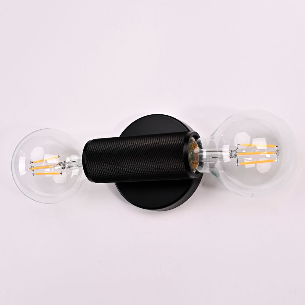Бра Rh Utilitaire Inline Sconce Black By Imperiumloft