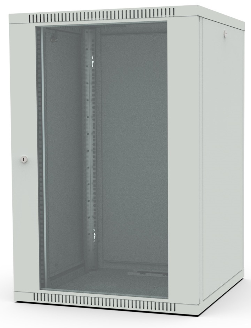 Шкаф настенный 19", 18U Filum FL-WB-1866GM-GY