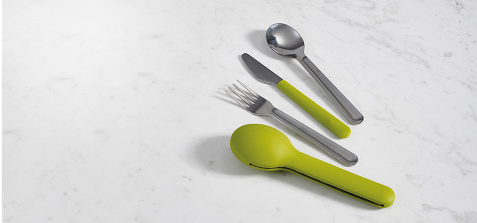 Набор столовых приборов GoEat™ Cutlery Set зелёный, Joseph Joseph