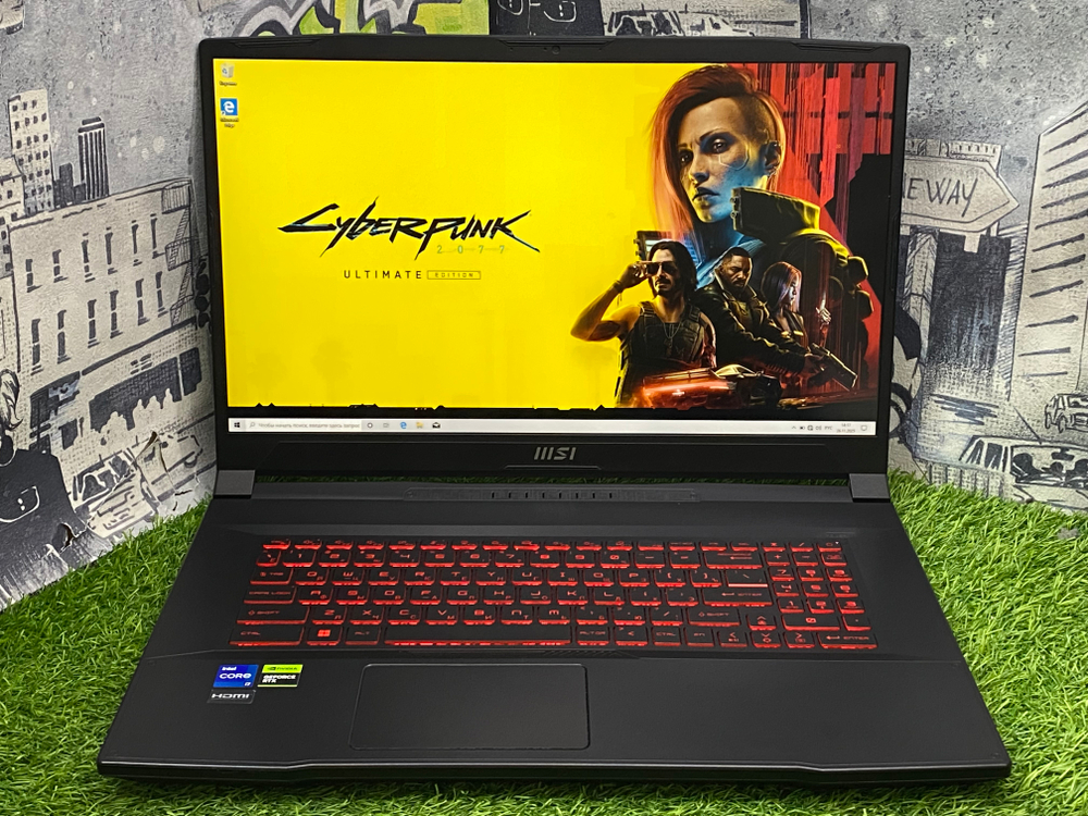 Игровой MSI 17' i7-12650H/RTX 3050 4GB/16GB/512GB/IPS 144Hz/ Katana GF76[12UC-420XRU]/Windows 10