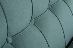 Диван трехместный 78x83x216см Garda Decor Palermo бирюзовый велюровый