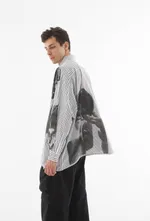 Рубашка Une Petite Emeute Boys never cry белая