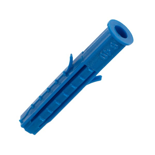 Дюбель 6х40 распорный синий пакет [упаковка 100шт] Kranz KR-01-3618-007