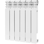 Радиатор биметаллический ROMMER Profi Bm 500 - 6 секций (подключение боковое, цвет белый)