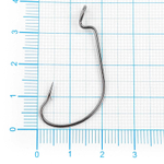 Крючок офсетный Fish Season Worm с большим ухом 3312 BN