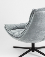 Кресло лаунж Lazy серый