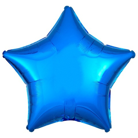 Шар Anagram звезда 18" синий #30592