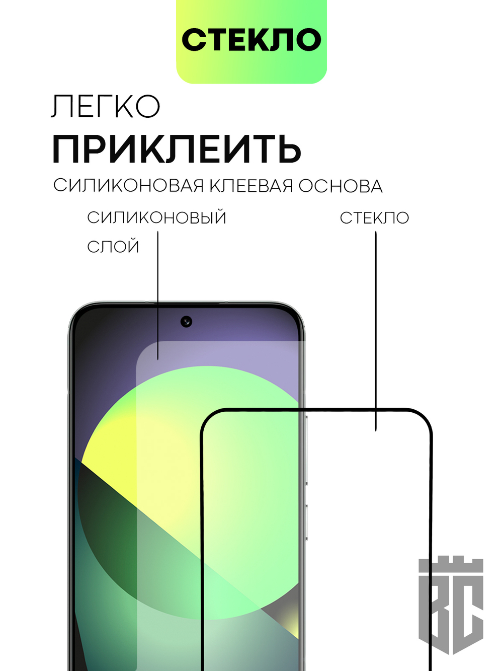 Набор стекол BROSCORP для Xiaomi 13 (арт. XM-13-FSP-SET2 )